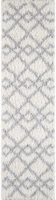 KAS Rugs Pax Plush Diamond Trellis Shag Rug