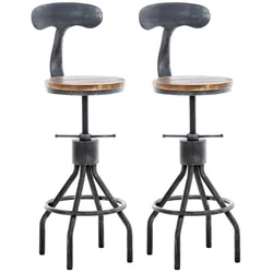 2er Set Barhocker Hanam