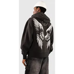 Ninth Hall Silverscreen Spirit Boxy Sweatjacke black Gr. XL