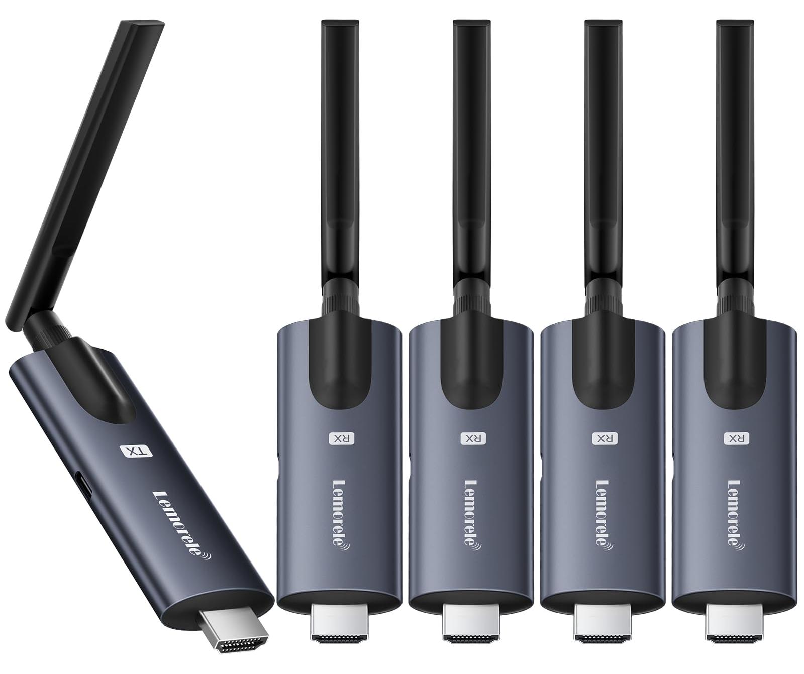 Drahtloser HDMI-Sender und -Empfänger - 1080p - 1 Sender für 4 Empfänger - 200 Meter