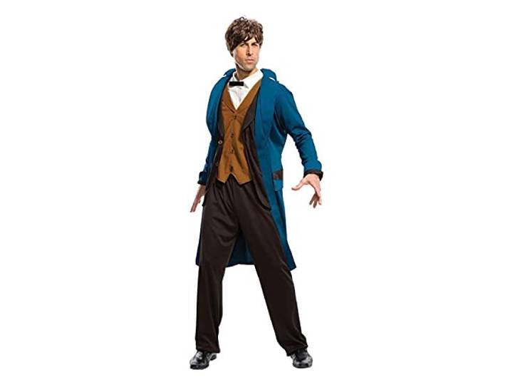 Rubies 820574STD Newt Scamander kostuum voor volwassenen, kunststof, veelkleurig, Halloween, Halloween