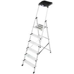 Krause Stehleiter »MONTO Secury» 6 Stufen silber, 210 cm