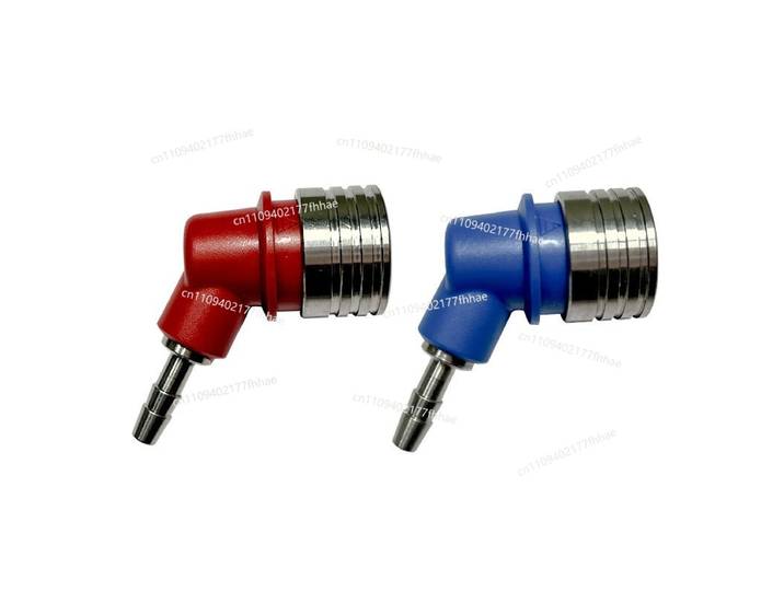 Accessoires pour machine d'hémodialyse : Connecteur rapide rouge et bleu 4008, Pont de rinçage pour machine de dialyse