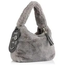 STEFFEN SCHRAUT Schultertasche Felloptik inkl. Taschenhalter Henkellänge 28cm