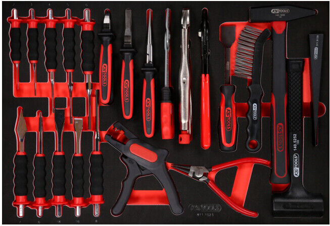Jeu de pinces/marteaux/burins, 23 pcs KS Tools (811.1023)