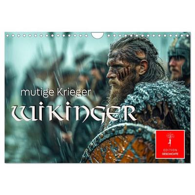 Wikinger - mutige Krieger (Wandkalender 2026 DIN A4 quer), CALVENDO Monatskalender