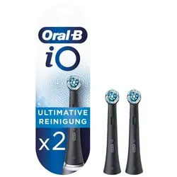 Oral-B Aufsteckbürsten iO Ultimative Reinigung 2er schwarz
