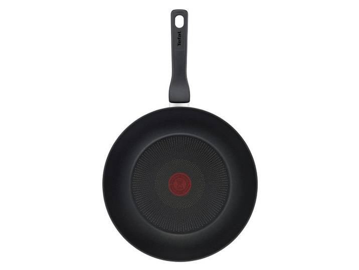 Tefal Wokpfanne Hard Titanium Pro, Schwarz, Metall, rund, backofengeeignet, antihaftbeschichtet, Kochgeschirr, Pfannen, Woks