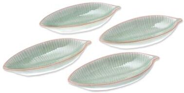 Novica Handmade Festive Banana Celadon Ceramic Appetizer Bowls (Set Of 4)