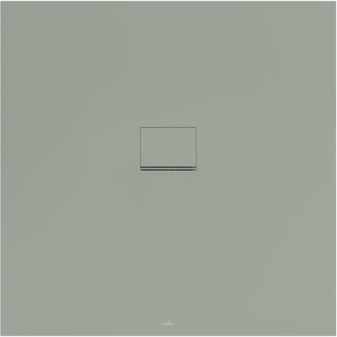 Villeroy und Boch Squaro Infinity Duschwanne UDQ1212SQI1V-R8 120 x 120 x 4 cm, morning green, universal einbaubar