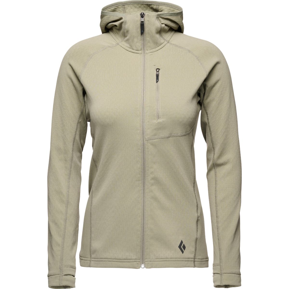 Black Diamond W Coefficient Hoody pine smoke (3060) SML AP7440213060SML1