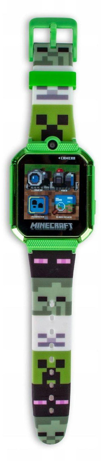 Kids Licensing Minecraft Smartwatch voor kinderen met camera, spraakrecorder en wekker