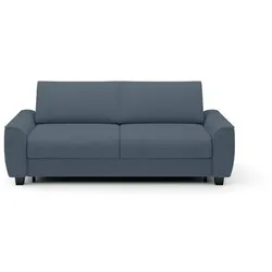 Schlafsofa Monza Stoff Blau Dunkelblau