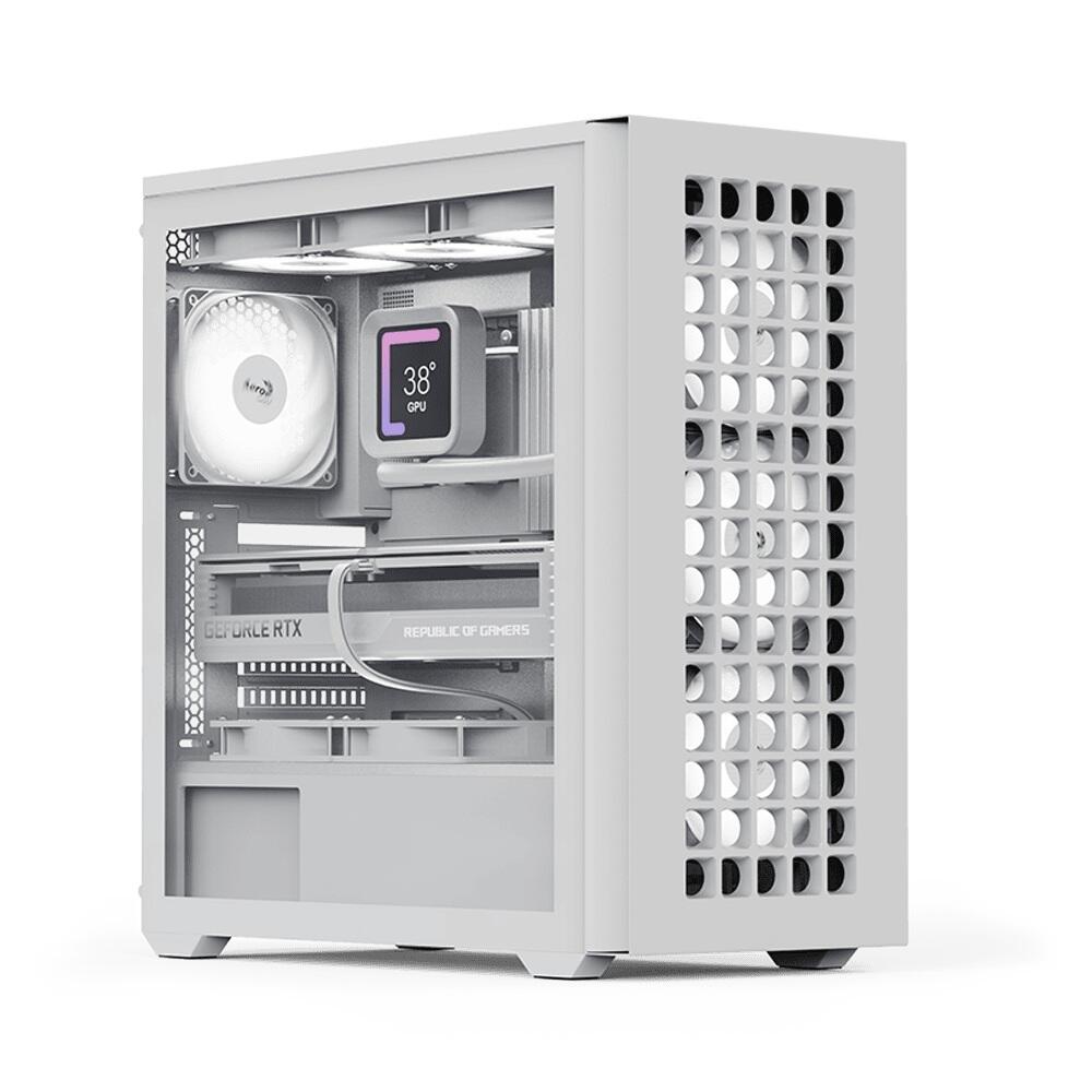 AeroCool PC Gehäuse D502A Mid-Tower Weiß ACCM-DS02043.21