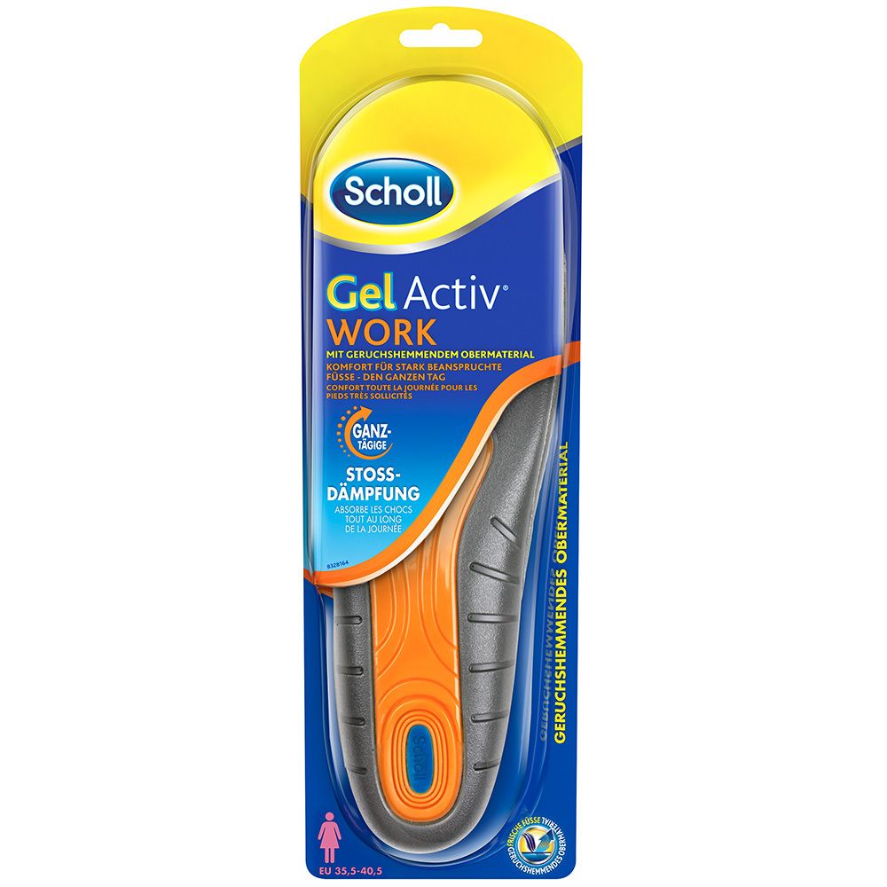 Scholl GelActiv Einlegesohlen Work women 2 St