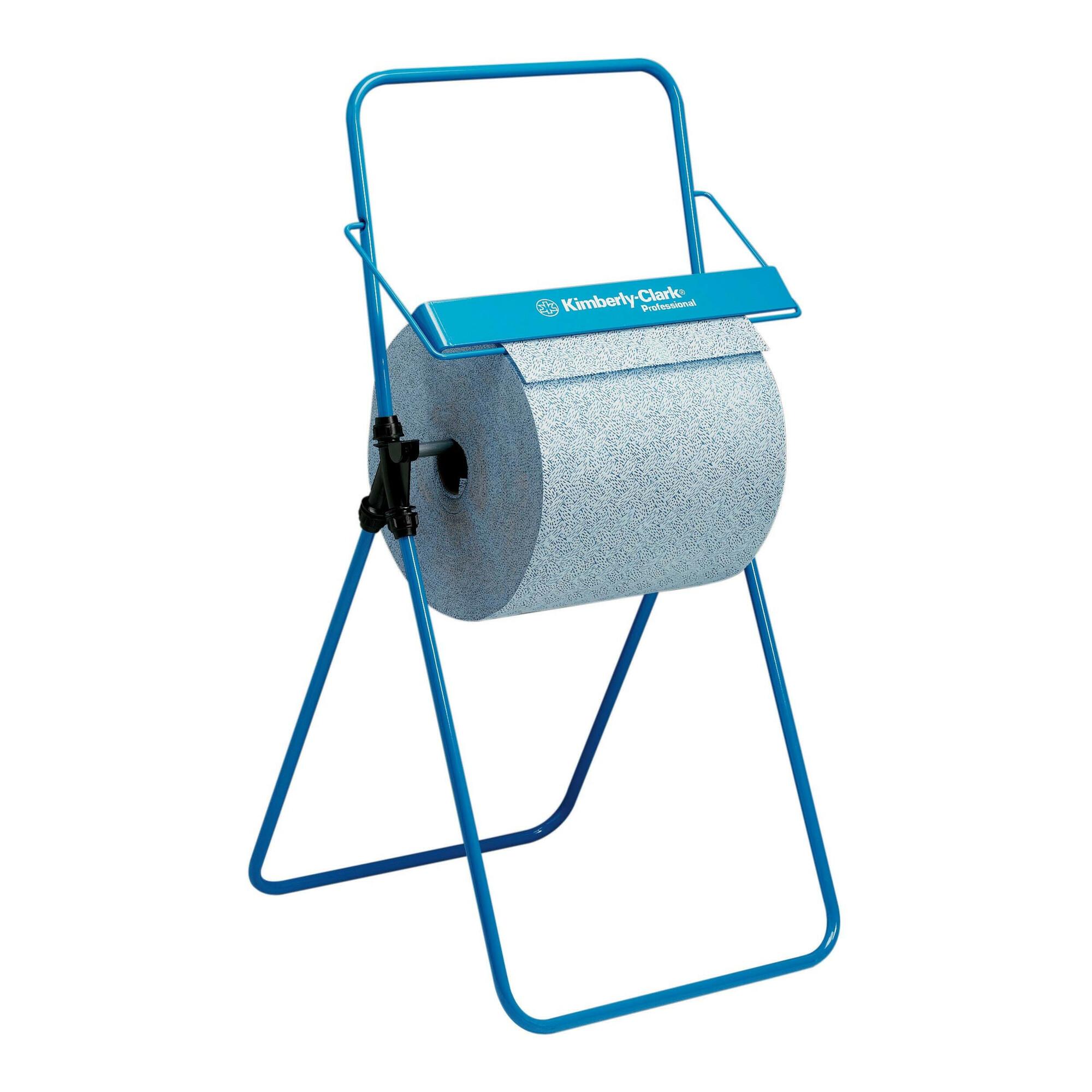 Kimberly-Clark Professional Bodenständer für Wischtuchrollen Großrolle, Blau (6154)