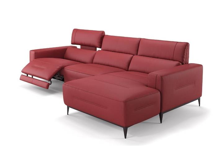 Designer Ecksofa TERAMO Leder Couch