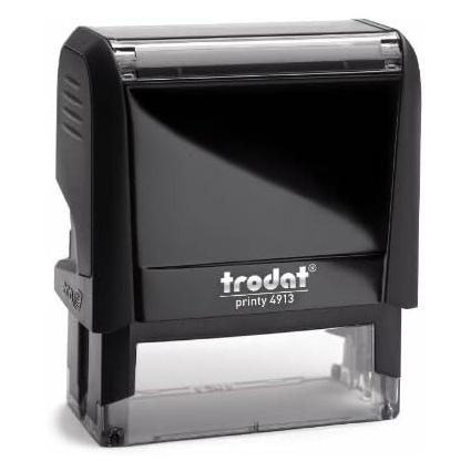 Trodat Textstempel individualisierbar printy 4913 mit Logo (4913N GRAU)