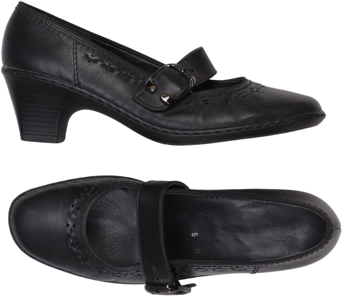Ara Damen Pumps, Schwarz, Gr. EU 38 (UK 5), Leder - Second Hand