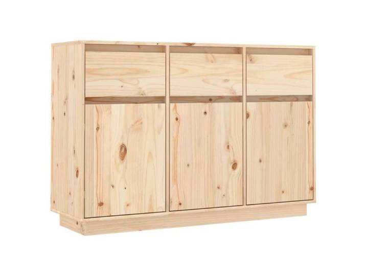 Buffet bas armoire commode Buffet 110x34x75cm Bois massif de pin 2126059 FrenchDays