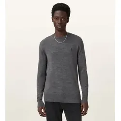 ALL SAINTS für Herren. M002KZ Pullover Merino Mode grau (S), Lässig, Wolle, Langarm