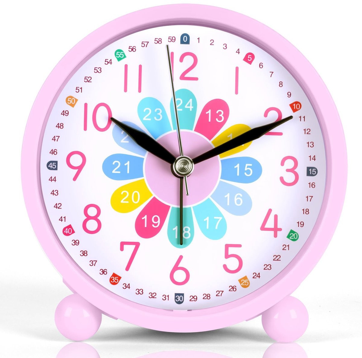 Solidchoice - Kids Alarmklok met Analoge Weergave en Tikkend Geluid