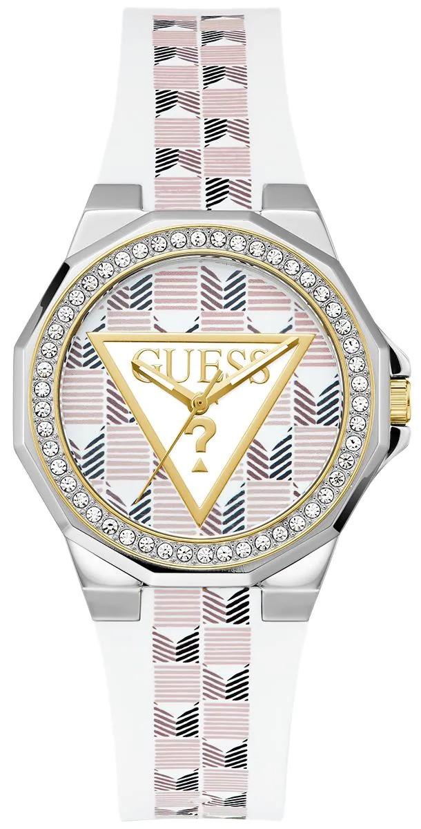 Guess Resort Dames Witte Horloge GW0834L1