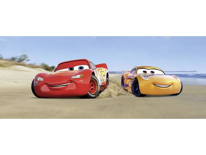 Komar - Poster Géant Cars 3 Plage Disney 100x250 Cm