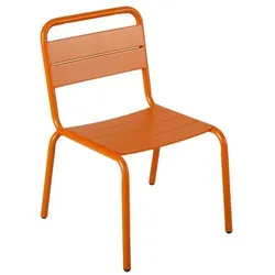 Brafab Kindergartenstühle Nera Aluminium Orange