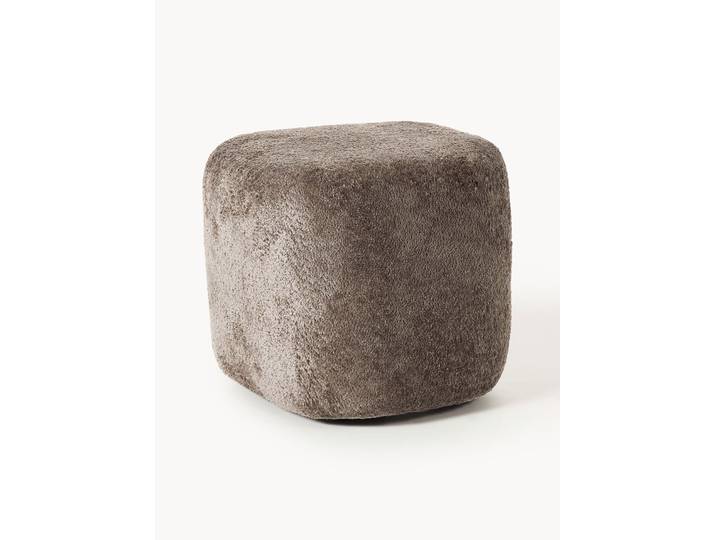 Hoher Teddy-Bouclé-Hocker Wolke