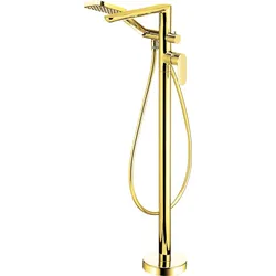Neuesbad Serie 100 Freistehende Wannenarmatur, gold NB1DEBGA_Z17M1
