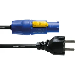 CFCA 1,5 S - Powercon-Stecker/ Schutzkontakt Stecker, 1,5 m