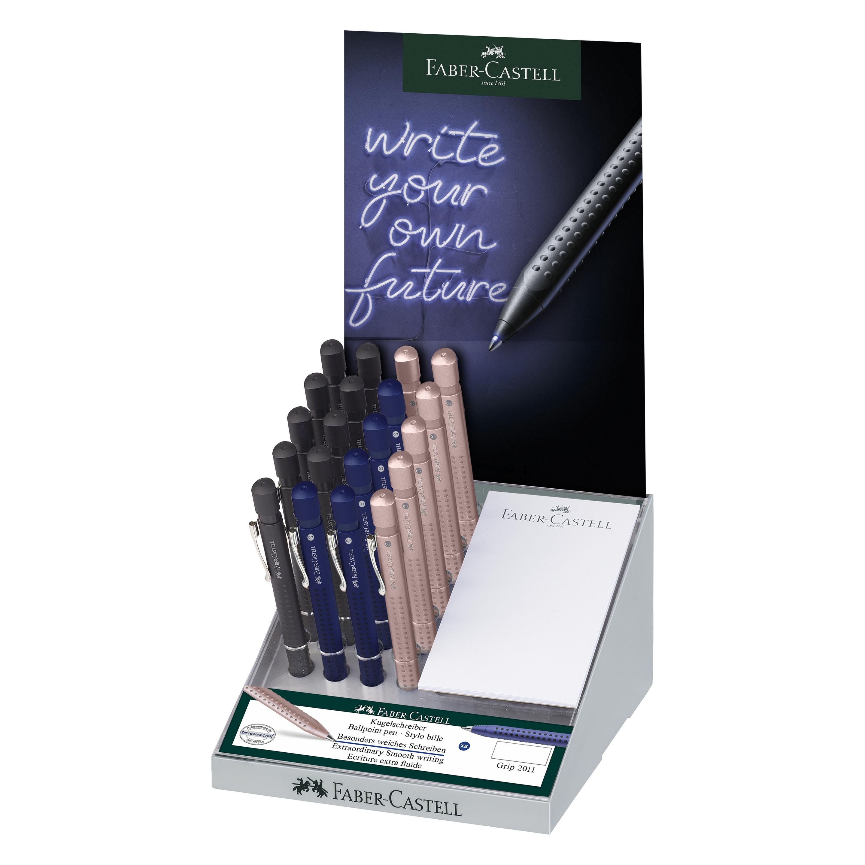 Faber-Castell Kugelschreiber Grip 2011 XB Mine (20x) (144142)
