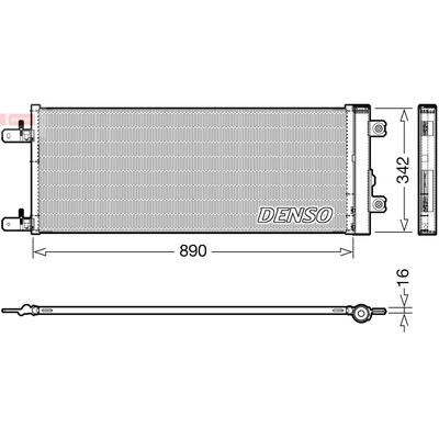 DENSO Kondensator, Klimaanlage dcn99071 für DAF