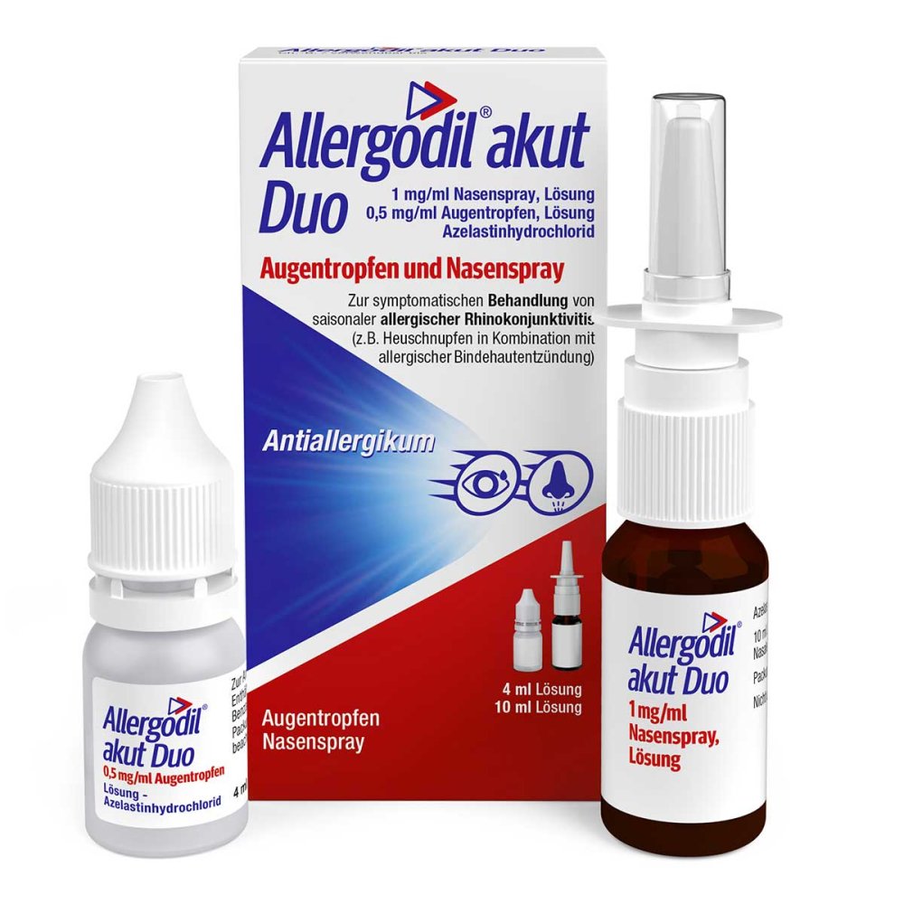 Cooper Consumer Health Deutschland GmbH Allergodil akut Duo: Allergie Nasenspray + Augentropfen 00694793