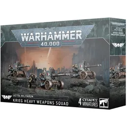 Games Workshop Warhammer 40k - Astra Militarum Escouade d'Armes Lourdes de Krieg (Kunststoff)