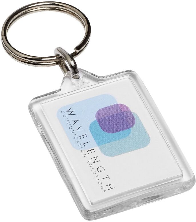 Porte-clés compact personnalisable transparent Y1 Midi translucide