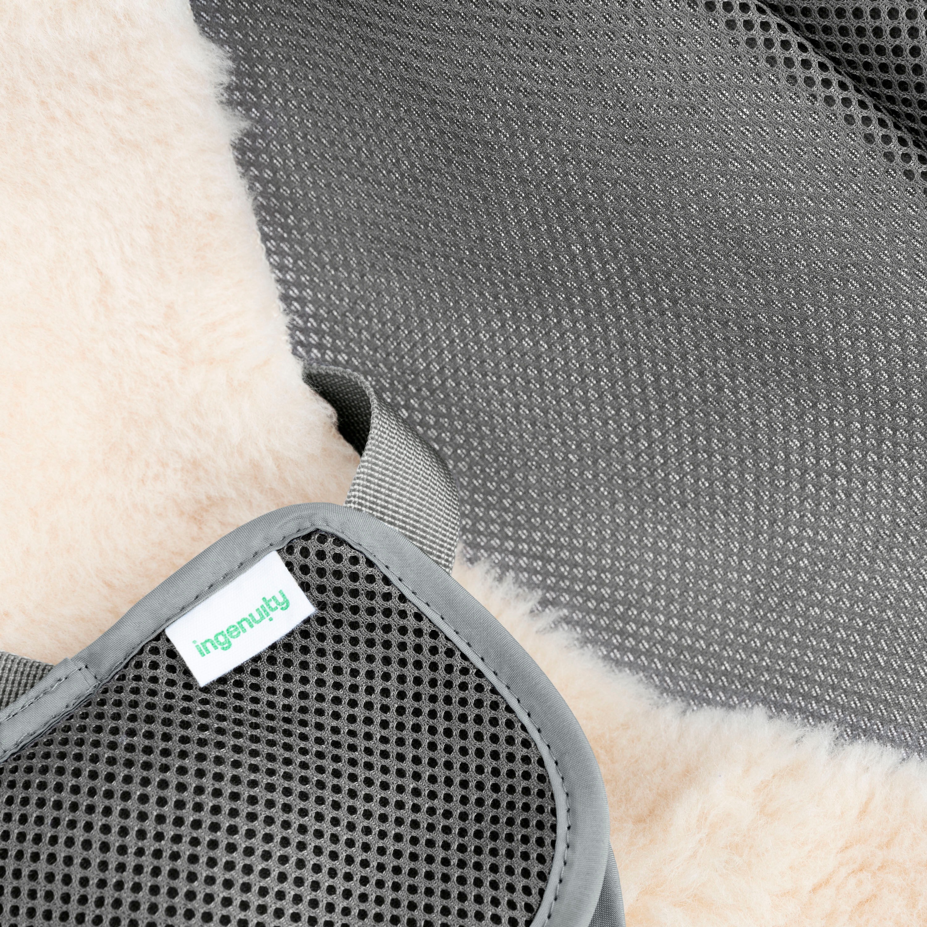 Babywippe INGENUITY "Every Season™ Rocking Seat - Wesley™", Baby, grau, Kunststoff, Metall, Stoff, Babywippen Babywippe, mit Melodien und Geräuschen