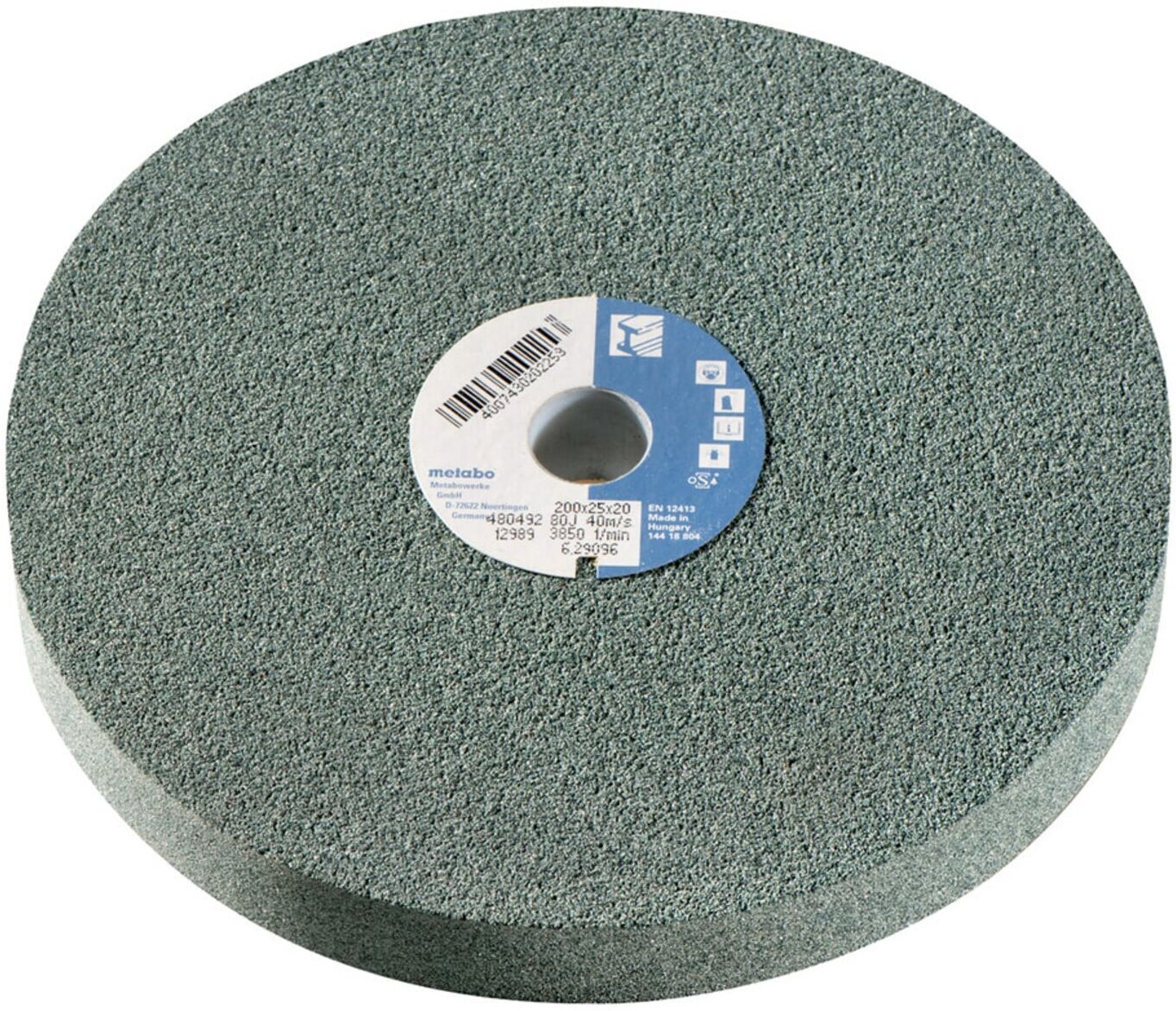 Metabo Schleifscheibe 175x25x32 mm, 80 J, Siliziumcarbid, für Doppelschleifer (629104000)