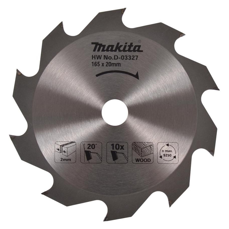 Makita Sägeblatt HM 165X20 mm 10 Zähne (D-03327)