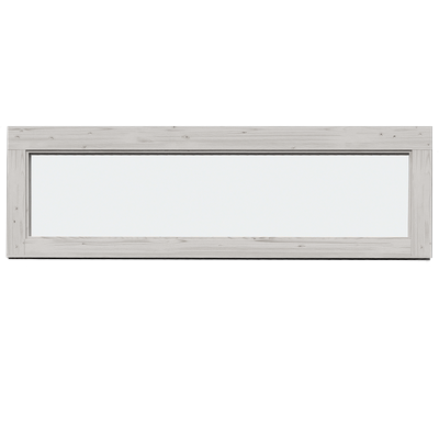 Fenster WEKA "für Gartenhäuser der Serie "Batu", grau (dunkelgrau), B:150cm H:45cm, Glas, Massivholz, Fenster, BxH: 150x45 cm, in verschiedenen Farben