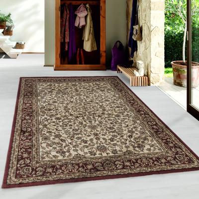 Teppich AYYILDIZ TEPPICHE "KASHMIR 2604", beige (cream), B:300cm H:10mm L:400cm, Polypropylen (PP), Teppiche, Teppich, Orient Optik, pflegeleicht, robuster Kurzflor, Wohnzimmer