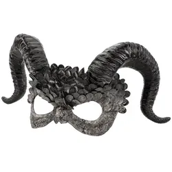 Maske "Dämon", schwarz