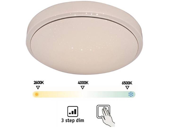 Deckenlampe LED TANY variable Intensität Ø37.5cm 32W weiss