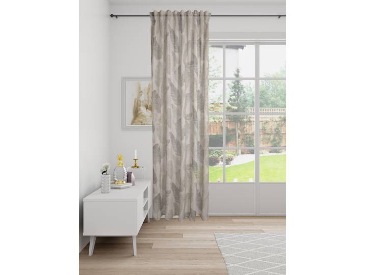 Vorhang HOMING Lacira Gr. 1, grün, B:140cm H:245cm, Polyester, Gardinen, Vorhang, Fertigschal