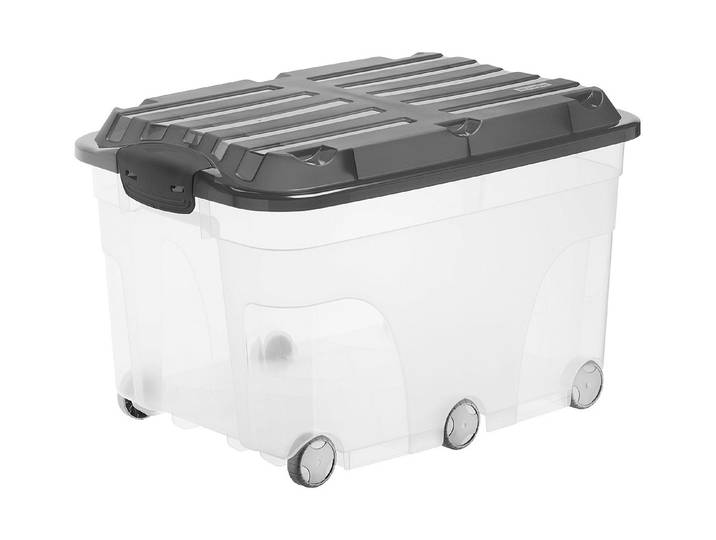 Rotho Rollerbox Roller 6 Anthrazit 37 × 40 × 60 cm 57 l