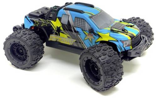 Absima Mini AMT Fluo Blau Brushless 1:16 RC Modellauto Elektro Monstertruck Allradantrieb (4WD) RtR 2,4GHz