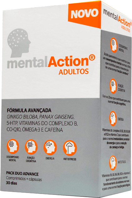 MentalAction Adultos 30 cápsulas + 30 comprimidos