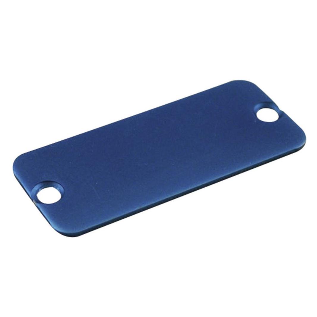 Hammond 1455PALBU-10 1455PALBU-10 Endplatte Aluminium Blau 1 St. (1455PALBU-10)