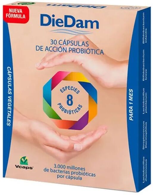 DieDam Probioticos 8 Especies Vivas 30 Caps